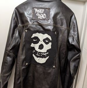 "Leather" punk jacket